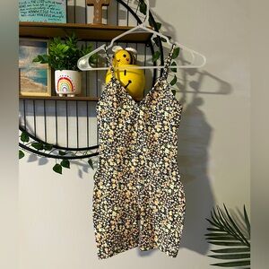 Floral Activewear Romper